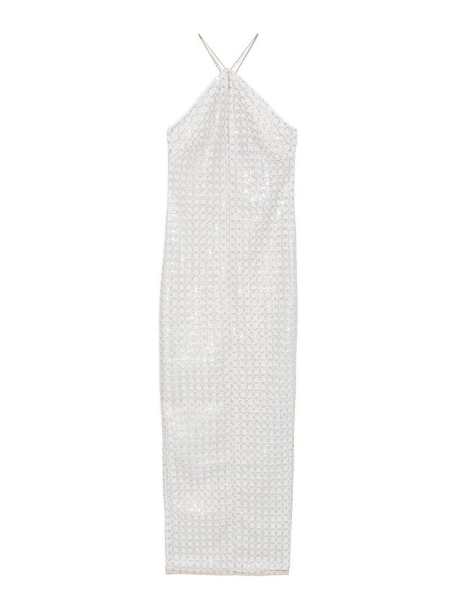 Rotate Birger Christensen Robe De Soirée - Beige