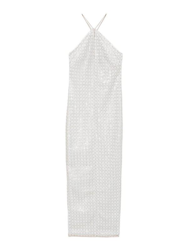 Rotate Birger Christensen Robe De Soirée - Beige