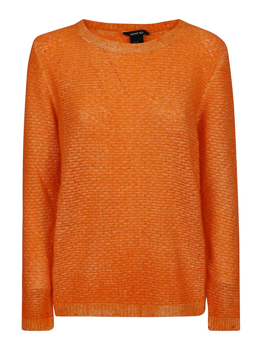 Avant Toi Pull Col Rond - Orange