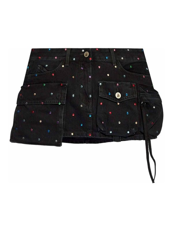 The Attico Mini Jupe - Noir