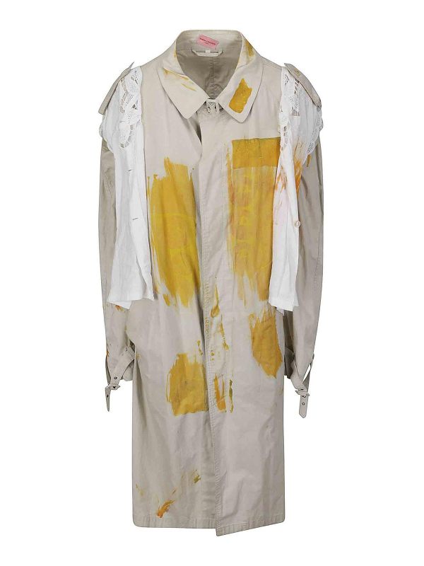 Simon Cracker Trench-Coat - Bleu