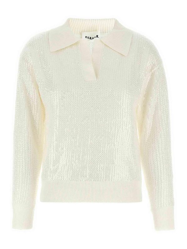 P. A.R. O.S. H. Cardigan - Blanc