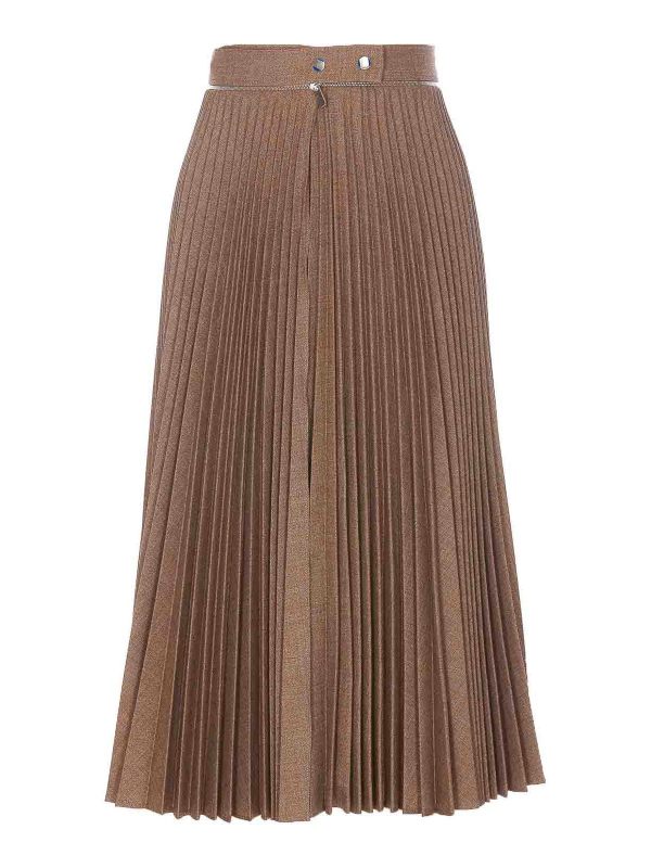 Burberry Jupe Midi - Beige
