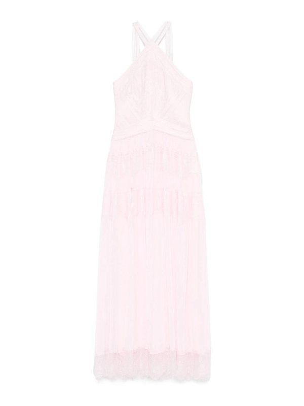 Ermanno Firenze Robe Au Genou - Rose Clair