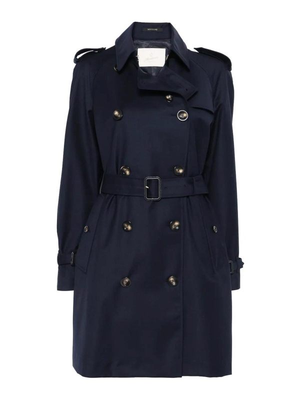 Montecore Trench-Coat - Bleu Foncé