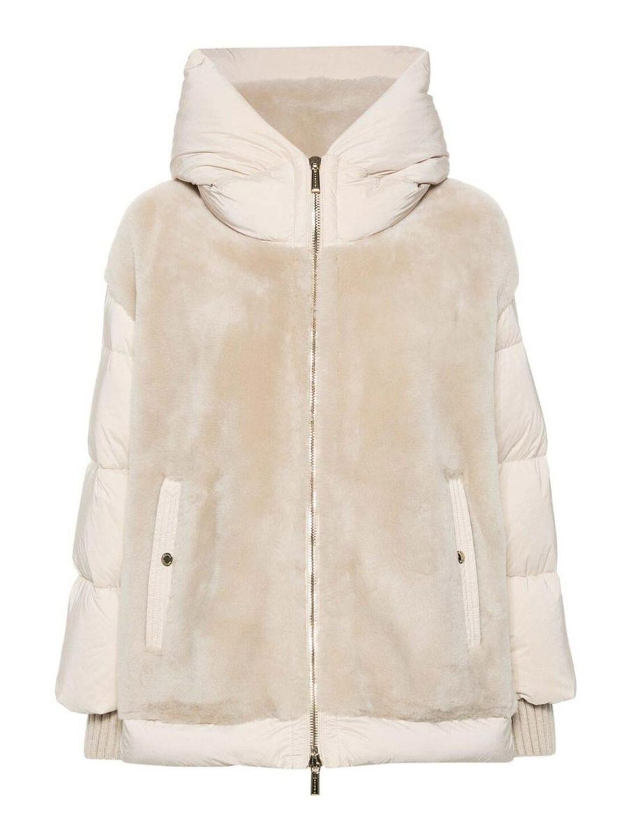 Moorer Blouson Rembourré - Gris