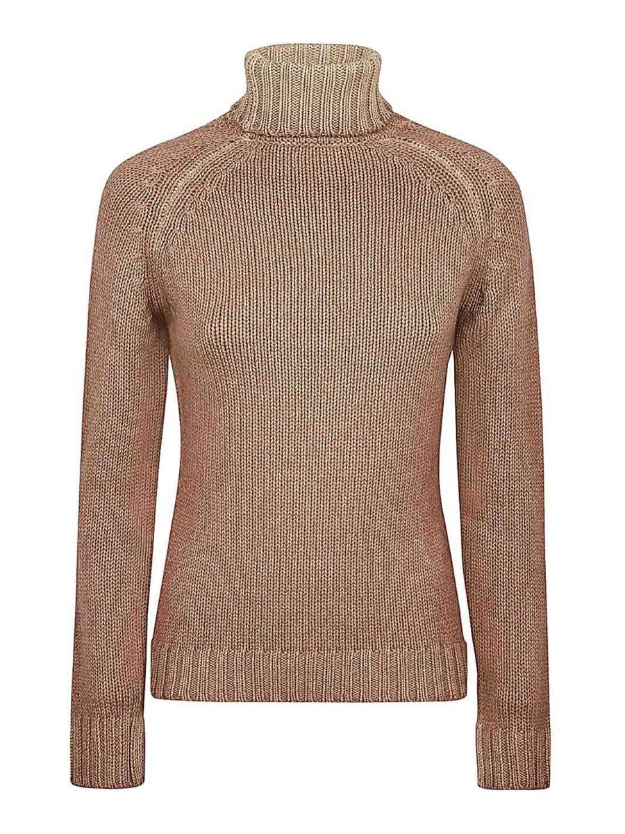 Base Pull Col Rond - Camel