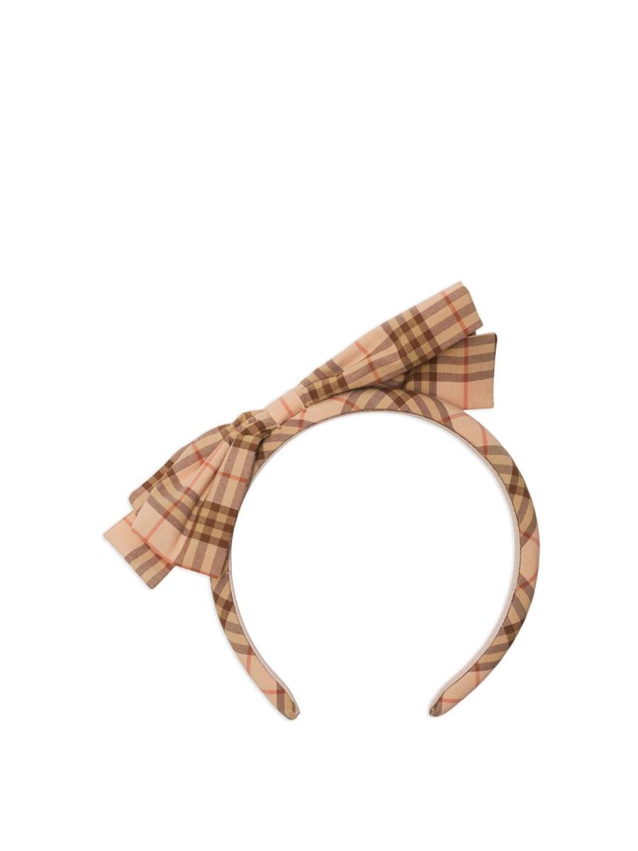 Burberry Bandeau en coton à carreaux