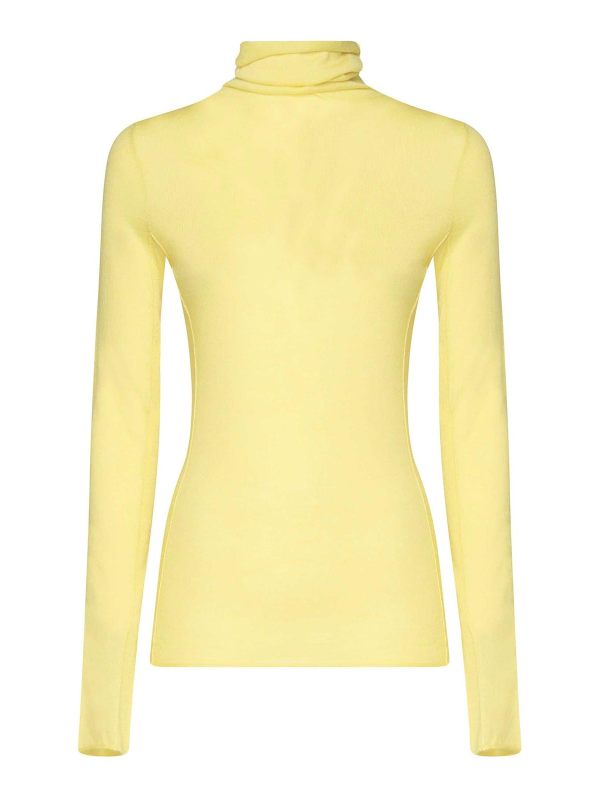 Pinko Pull Col Rond - Jaune