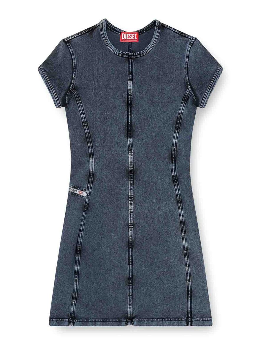 Diesel Robe Courte - Denim