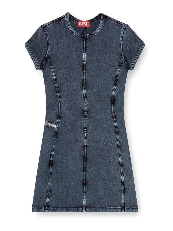 Diesel Robe Courte - Denim