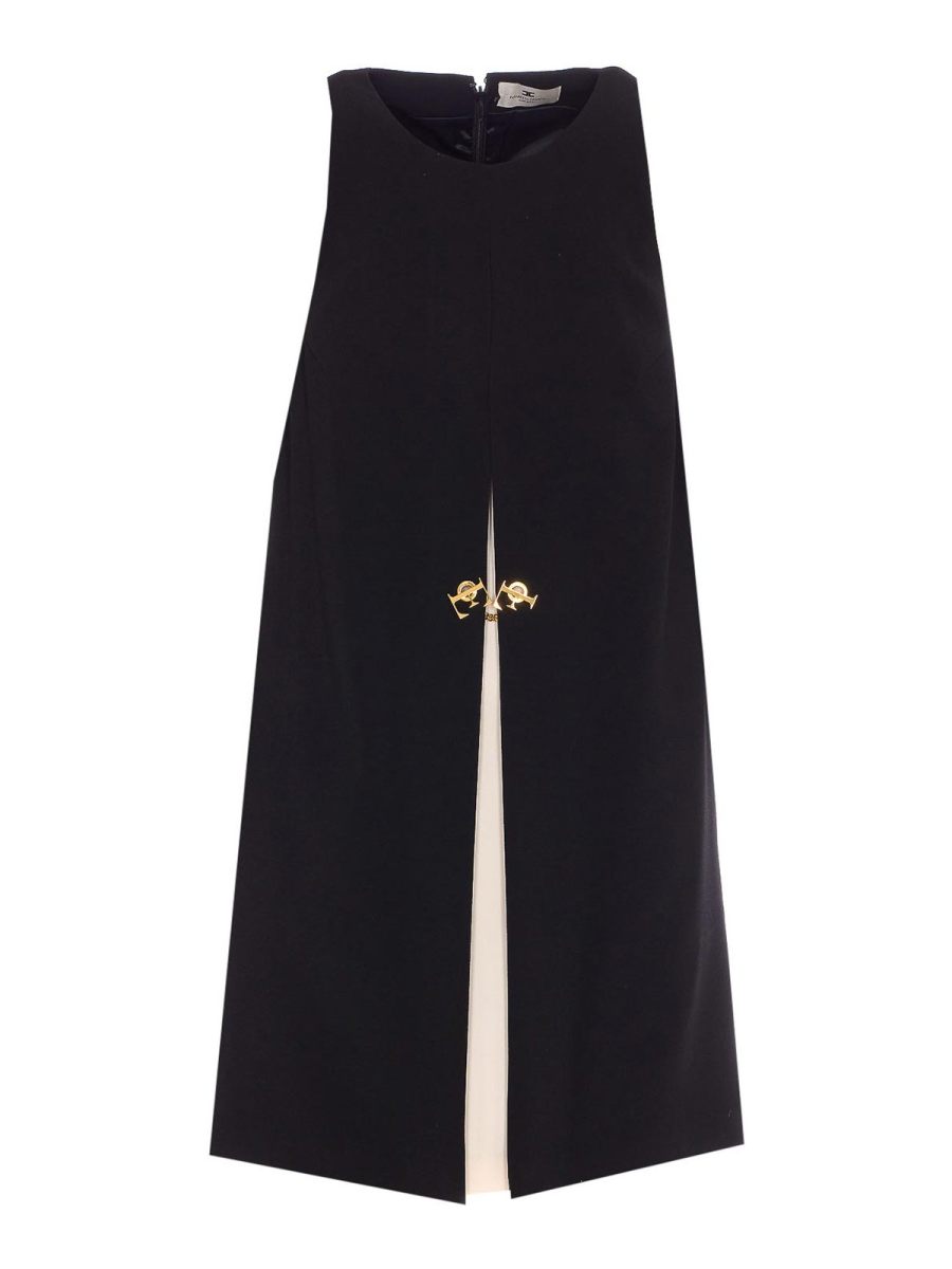 Elisabetta Franchi Robe Courte - Noir