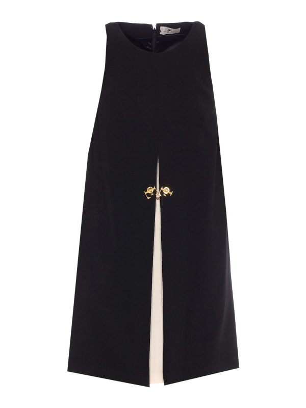 Elisabetta Franchi Robe Courte - Noir