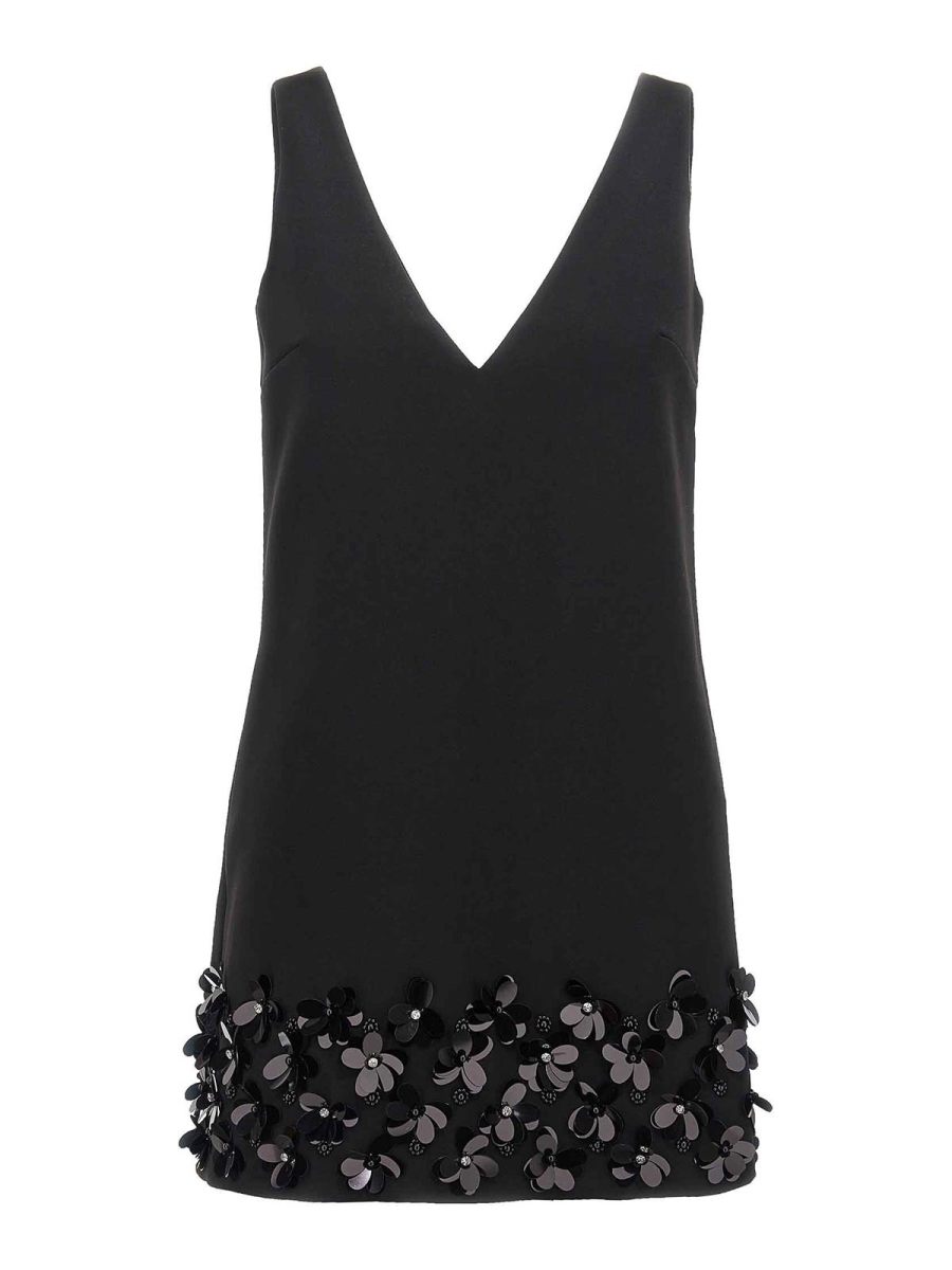 Self Portrait Robe Courte - Noir