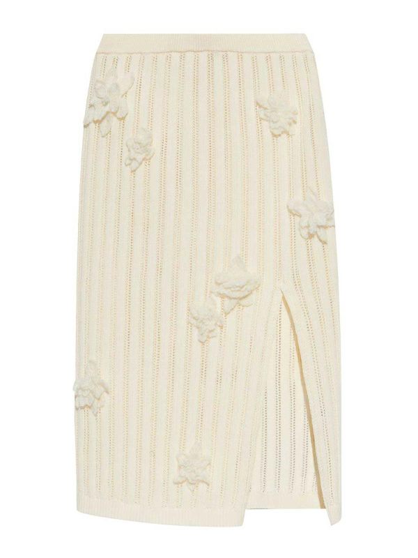 Casablanca Jupe Midi - Blanc