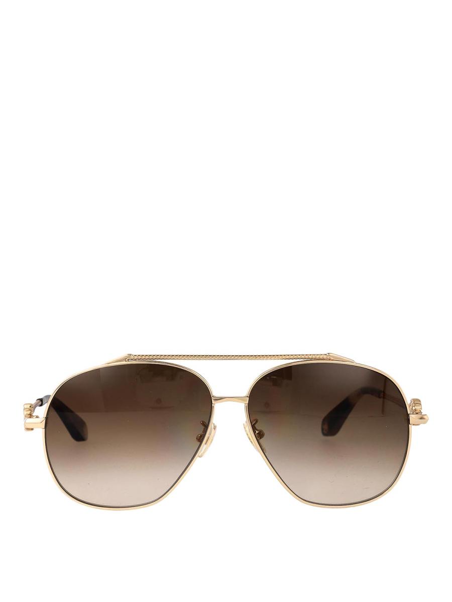 Roberto Cavalli Lunettes De Soleil - Or