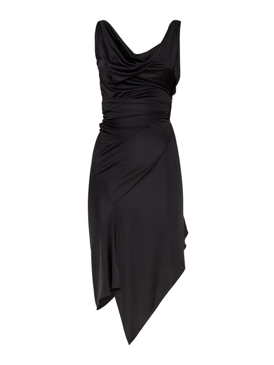 Dsquared2 Robe Au Genou - Noir