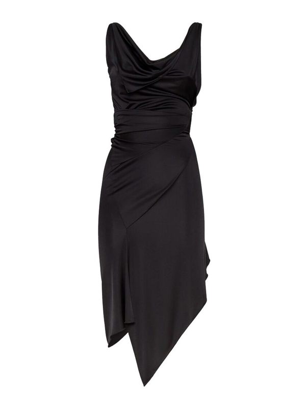 Dsquared2 Robe Au Genou - Noir