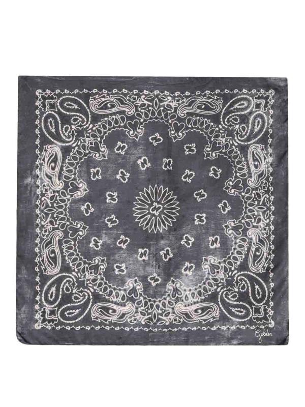 Golden Goose Écharpe - Gris Foncé