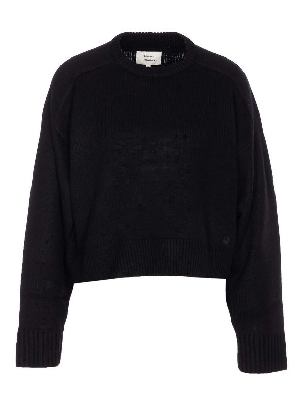 Loulou Studio Pull Col Rond - Noir