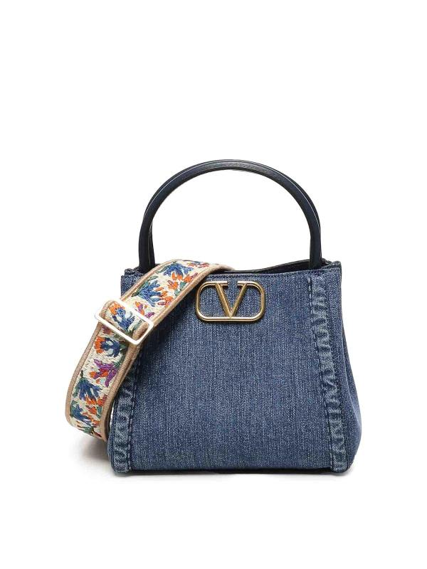 Valentino Garavani Sac Bandoulière - Bleu