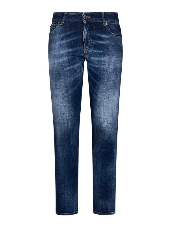 Dsquared2 Jean Bootcut - Bleu