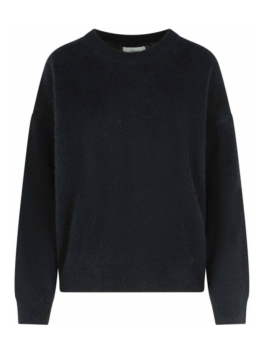 Loulou Studio Pull Col Rond - Noir