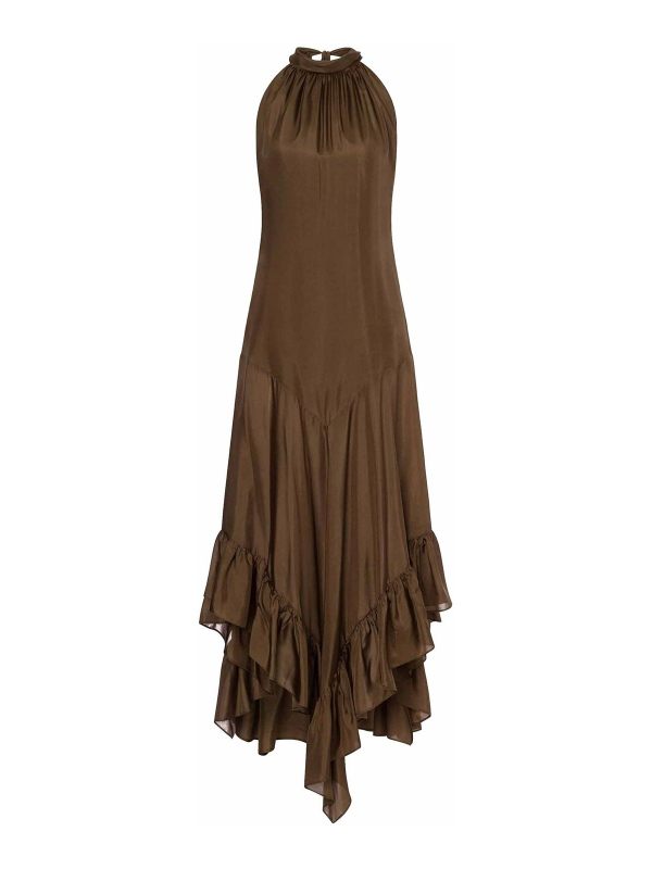 Philosophy di Lorenzo Serafini Robe Au Genou - Marron