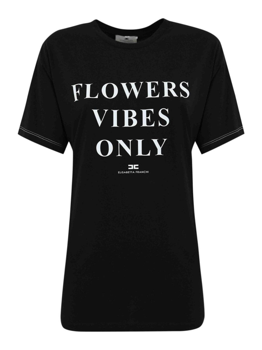 Elisabetta Franchi T-Shirt - Noir