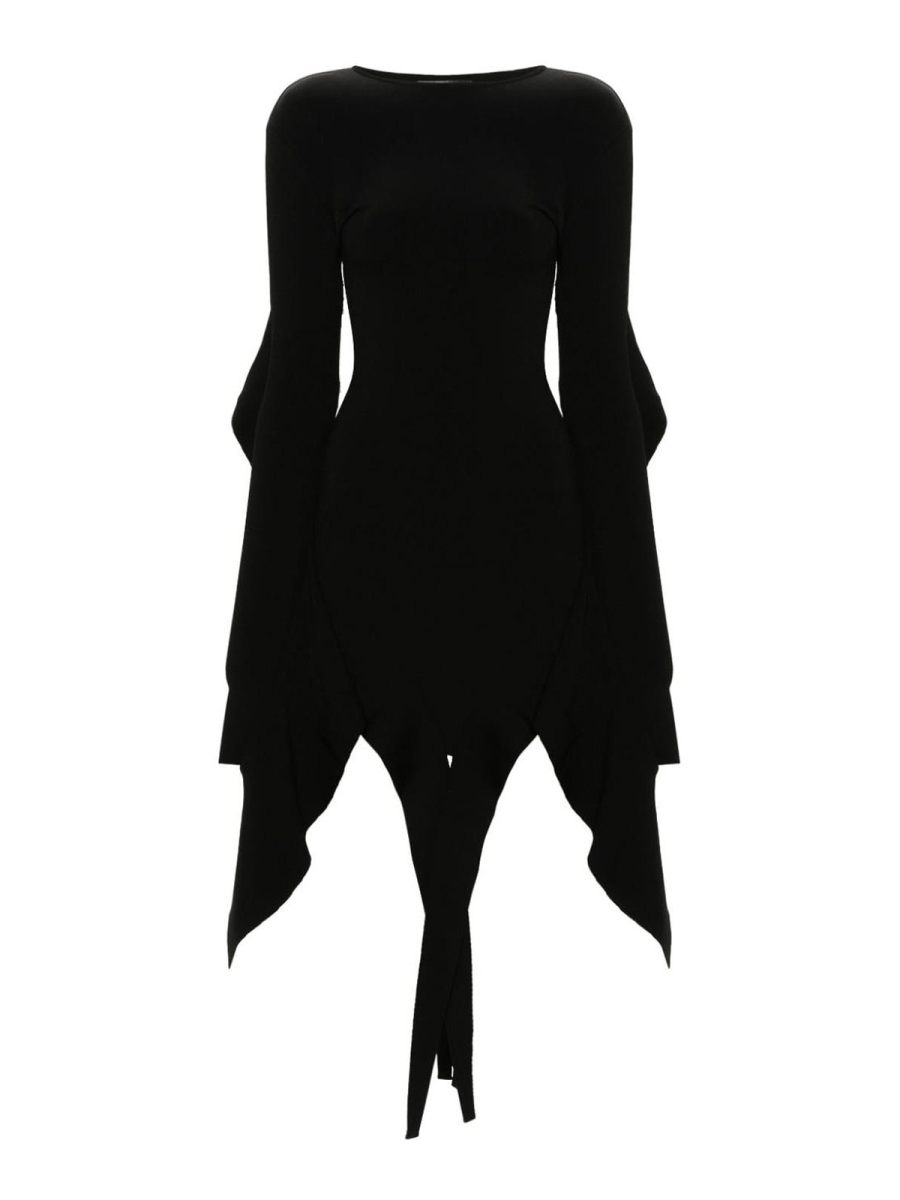 Mugler Robe Courte - Noir