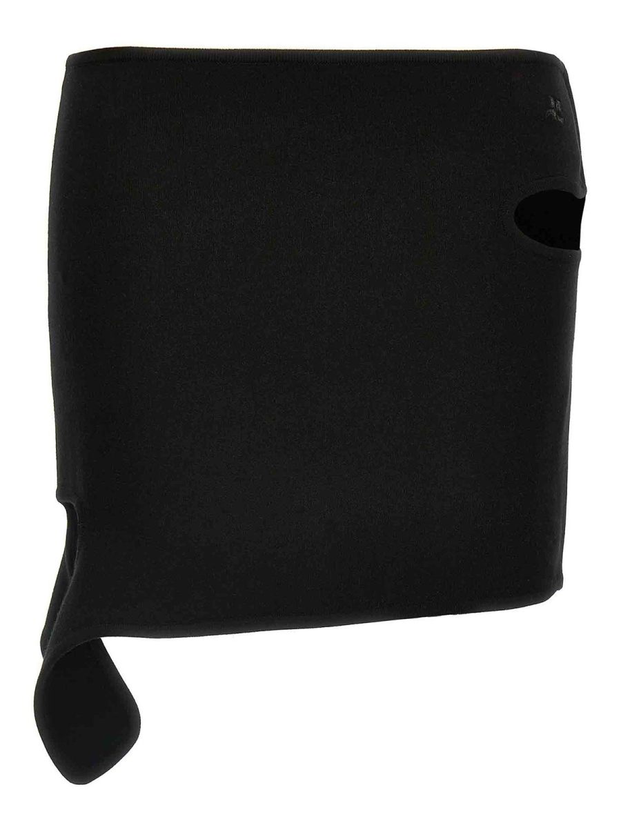 Courreges Jupe Midi - Noir