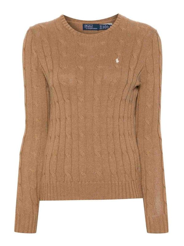 Polo Ralph Lauren Pull Col Rond - Camel