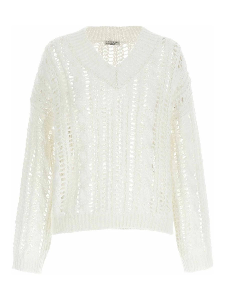 Brunello Cucinelli Cardigan - Blanc