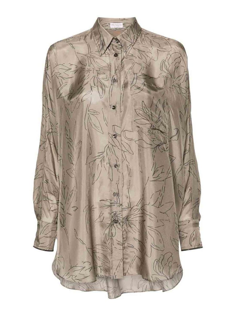 Brunello Cucinelli Chemise - Marron Clair