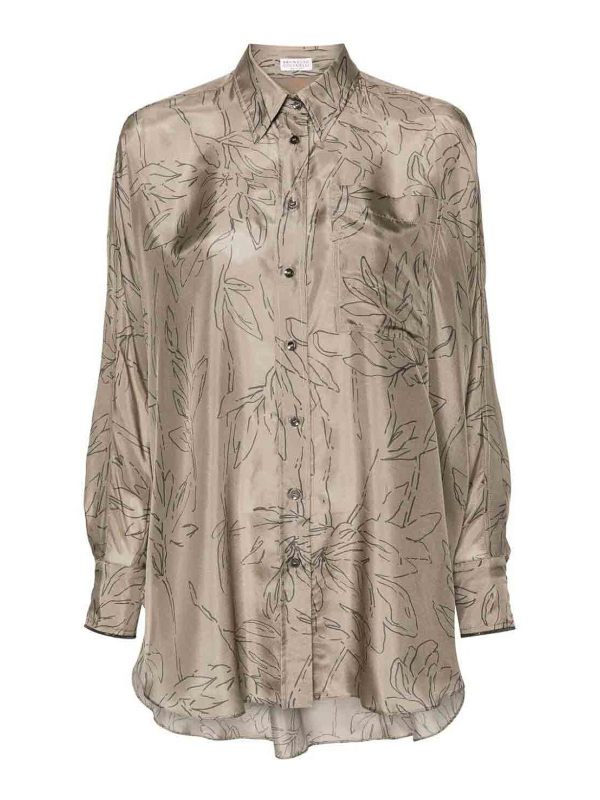 Brunello Cucinelli Chemise - Marron Clair