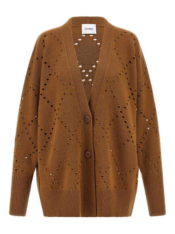 Nude Cardigan - Marron