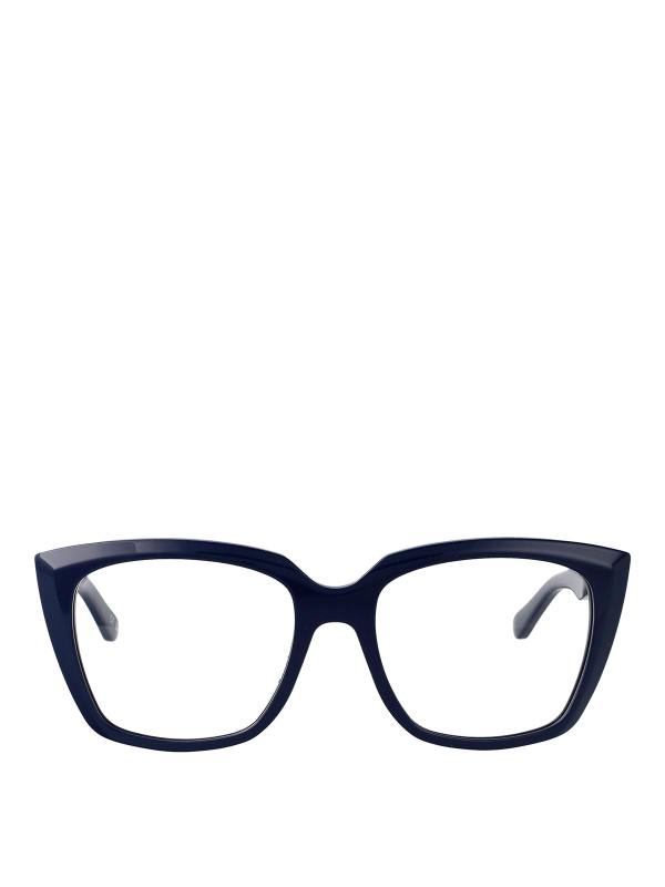 Balenciaga Lunettes De Soleil - Bleu