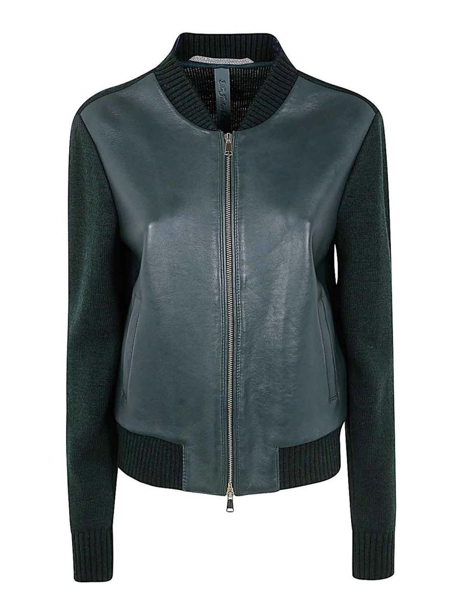 The Jackie Leathers Veste Casual - Vert