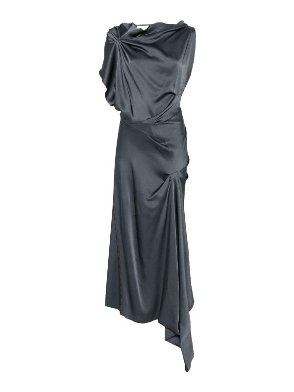 Victoria Beckham Robe Au Genou - Noir