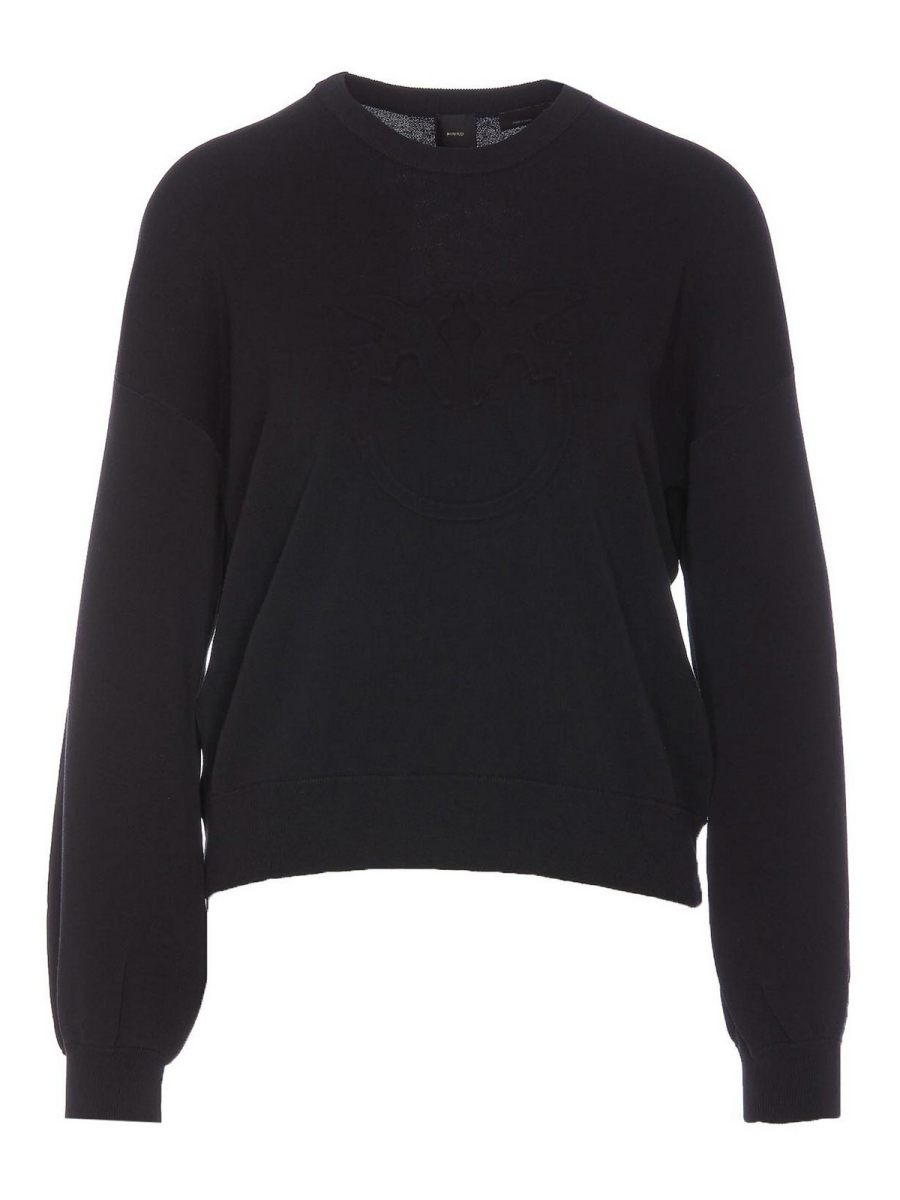 Pinko Pull Col Rond - Noir
