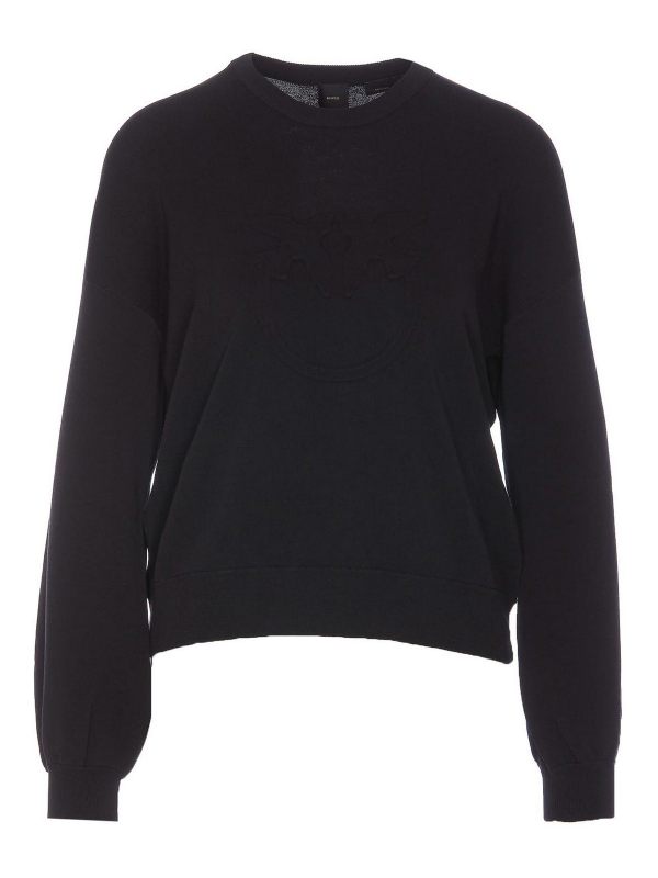 Pinko Pull Col Rond - Noir