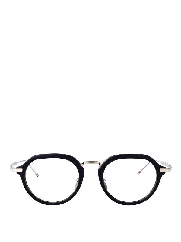 Thom Browne Lunettes De Soleil - Bleu