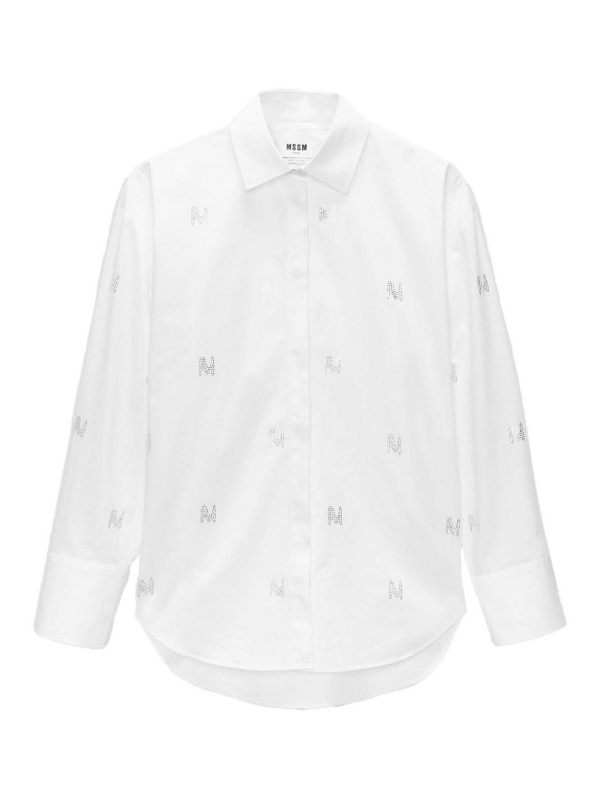 M. S.G. M. Chemise - Blanc