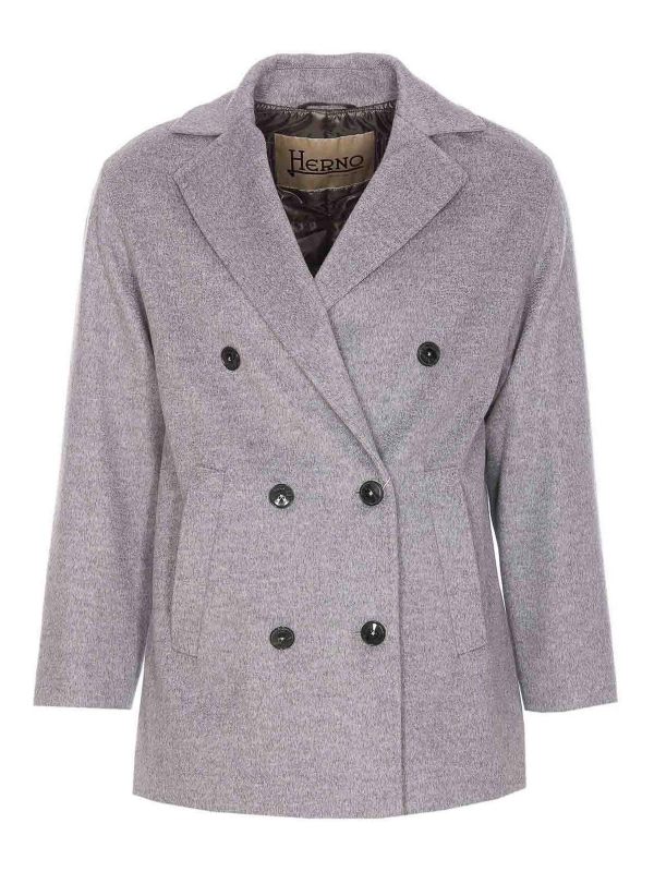 Herno Manteau Court - Gris