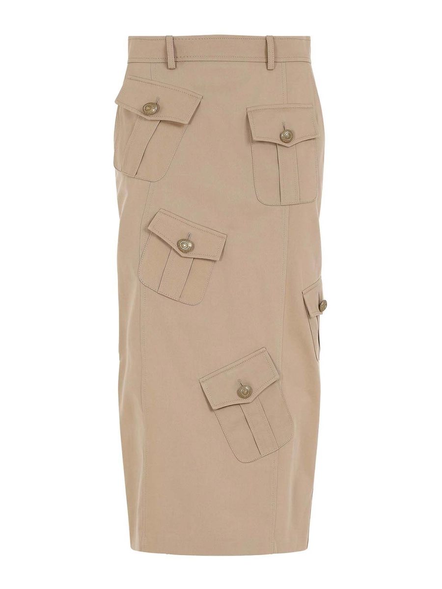 Moschino Jupe Midi - Beige