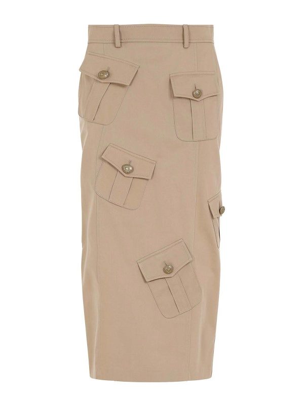 Moschino Jupe Midi - Beige