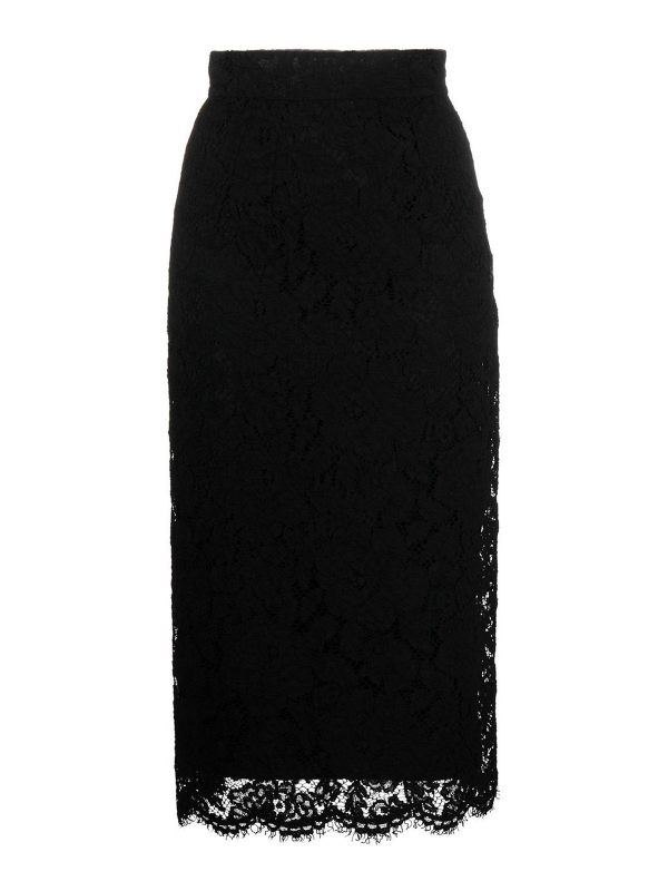 Dolce & Gabbana Jupe Midi - Noir