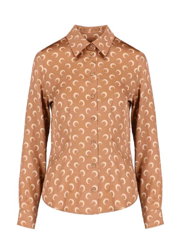 Marine Serre Chemise - Marron