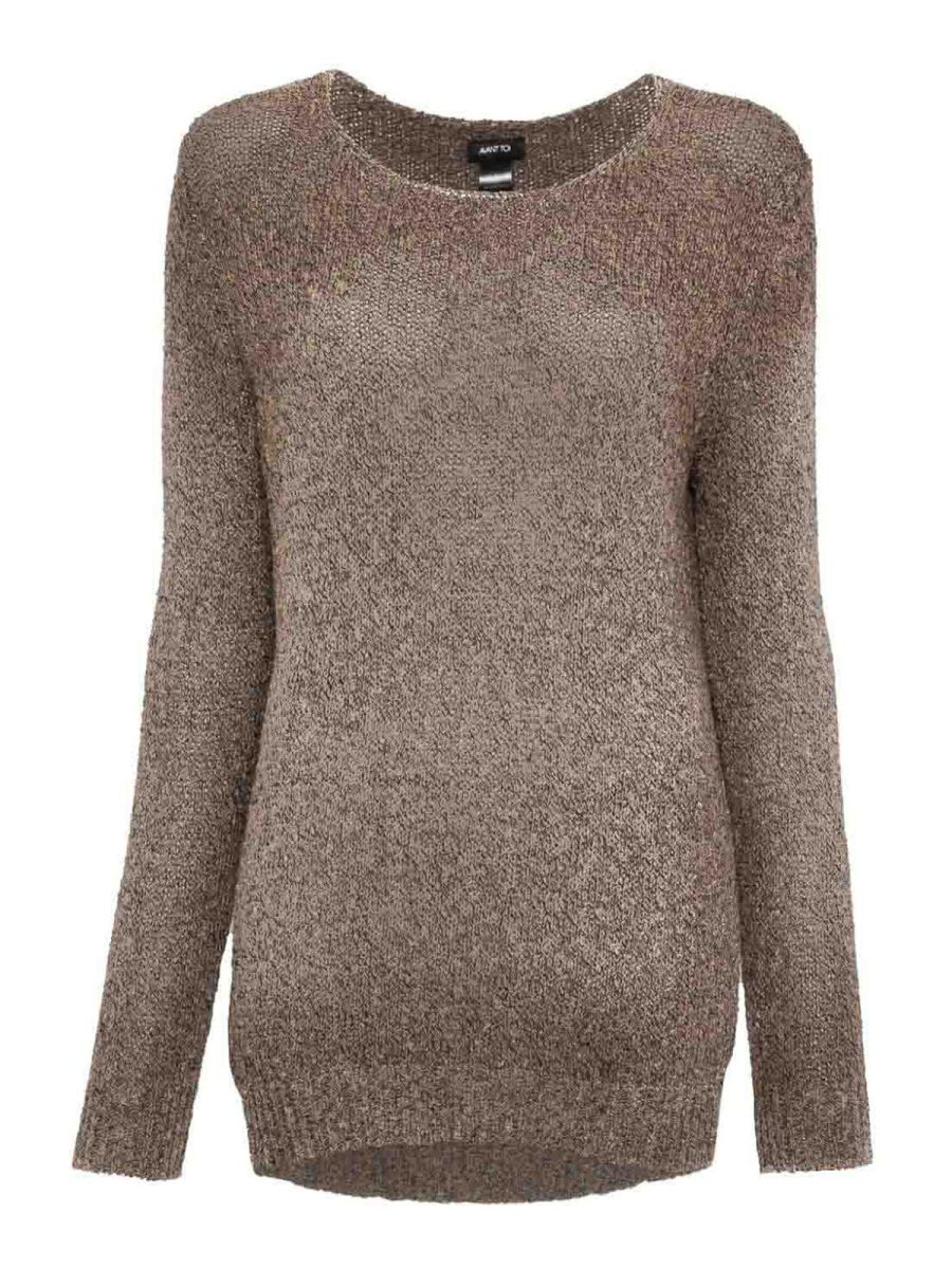 Avant Toi Pull Col Rond - Gris