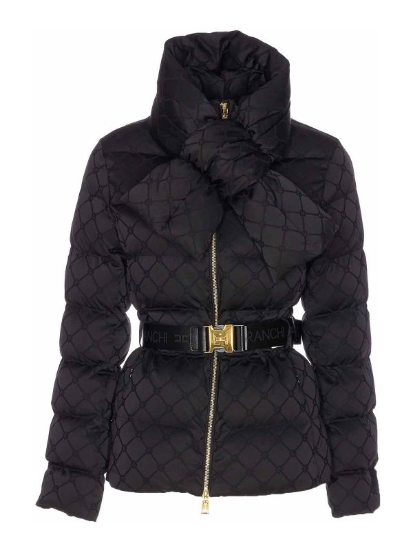 Elisabetta Franchi Blouson Rembourré - Noir